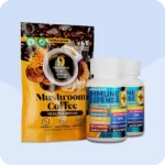 Immune Defense Vitamins & Instant Mushroom Coffee